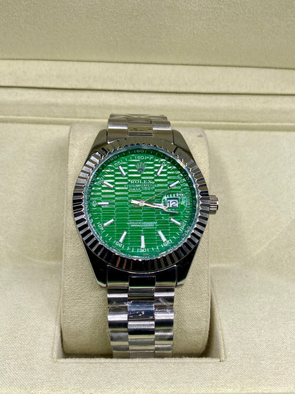 Rolex-Style Date Just Green Dial