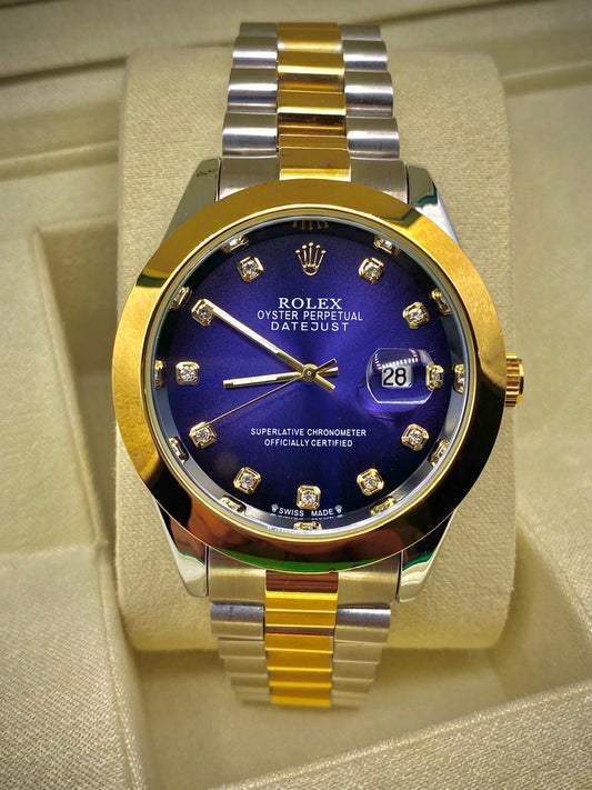 Rolex oyster Prepetual Date Just , with Blue Dial and Date