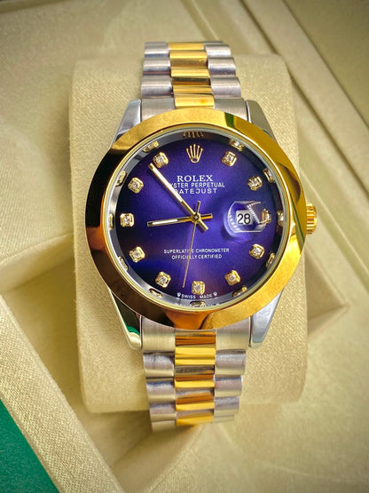 Rolex oyster Prepetual Date Just , with Blue Dial and Date