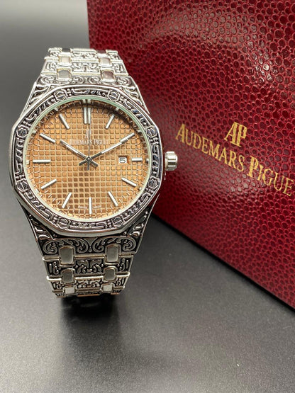 AP AUDEMARS PIGUET with Brown Dial and Date