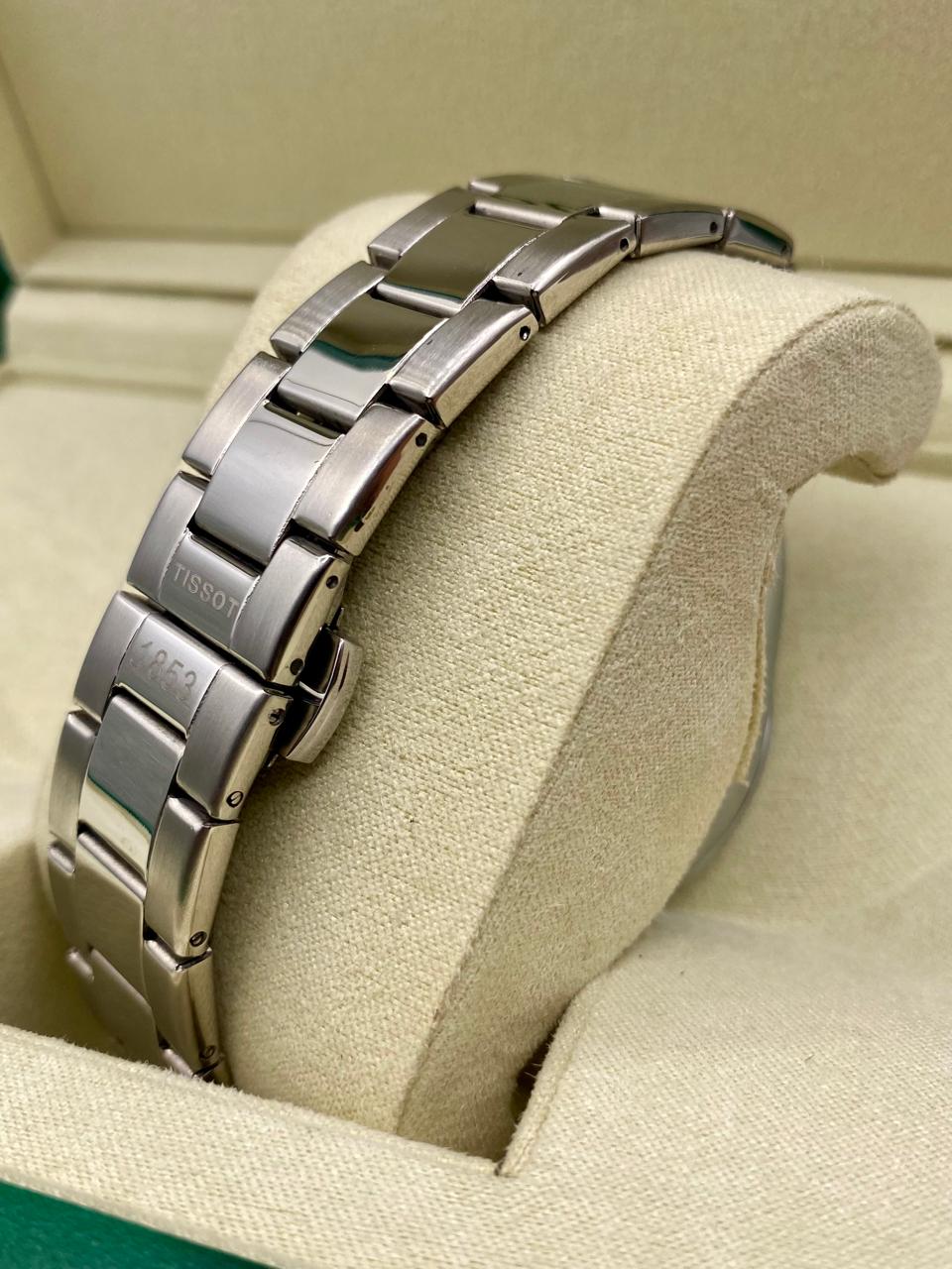 TISSOT POWERMATIC 80 BG SILCUM White Dial with Silver Chain