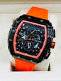 GEAR Racing-Inspired Chronograph – Orange Strap Limited Edition