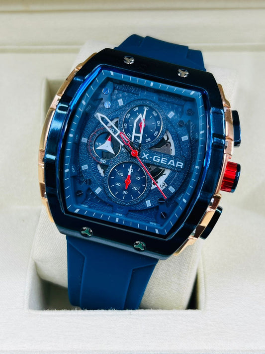 GEAR Racing-Inspired Chronograph – Blue Strap Limited Edition